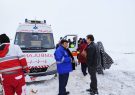 نجات جان مادر باردار فریمانی گرفتارشده در برف