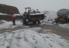 نخستین برف زمستانی در تایباد باریدن گرفت