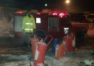 کامیون حامل سوخت مایع در تایباد از خطر انفجار رهید