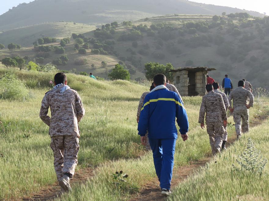 کوه پیمایی نیرو‌های مسلح تربت جام به مناسبت هفته دفاع مقدس