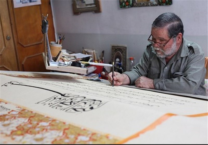 نمایشگاه آثار خوشنویسی استاد علی‌اکبر اسماعیلی قوچانی افتتاح می‌شود
