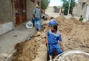 اصلاح و توسعه ۶۳۵ متر شبکه توزیع آب در فیض‌آباد و شادمهر خبر داد