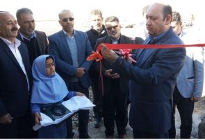 افتتاح یک واحد مرغداری صنعتی و آسفالت مدرسه  در آبنیه و رشتخوار