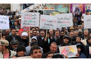 حضور پرشور مردم تربت‌جام در راه‌پیمایی یوم‌الله ۲۲ بهمن