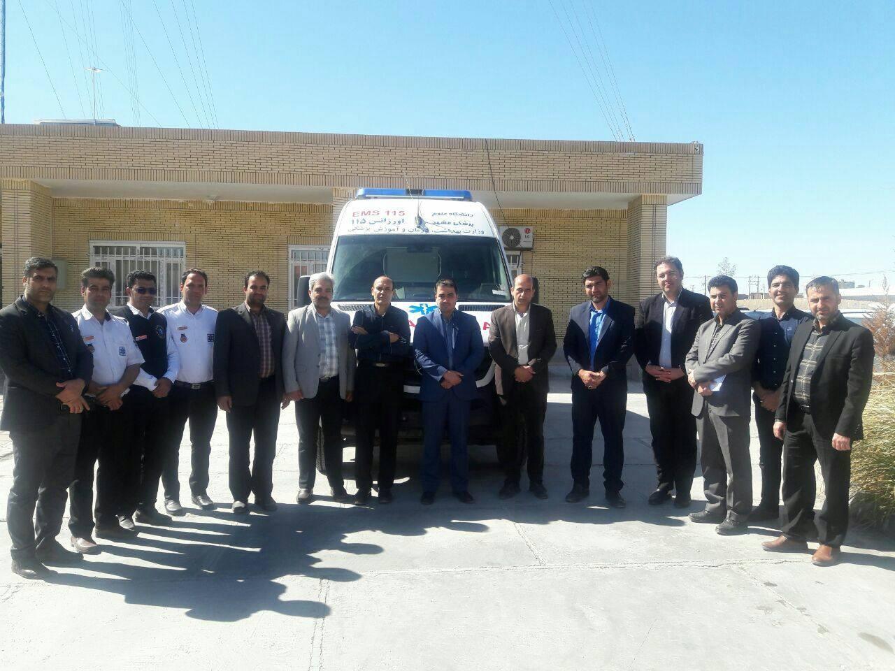 اختصاص آمبولانس به بخش جنگل شهرستان رشتخوار