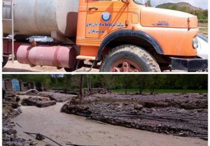 بارش شدید باران و سیلاب باعث خسارت به تاسیسات آب ۱۴ روستا در خراسان رضوی شد