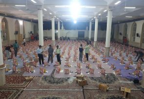 ۴۰۰۰ بسته مواد غذایی در تایباد توزیع شد