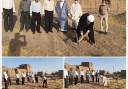 کلنگ احداث خانه عالم در روستای حسین آباد رشتخوار به زمین خورد