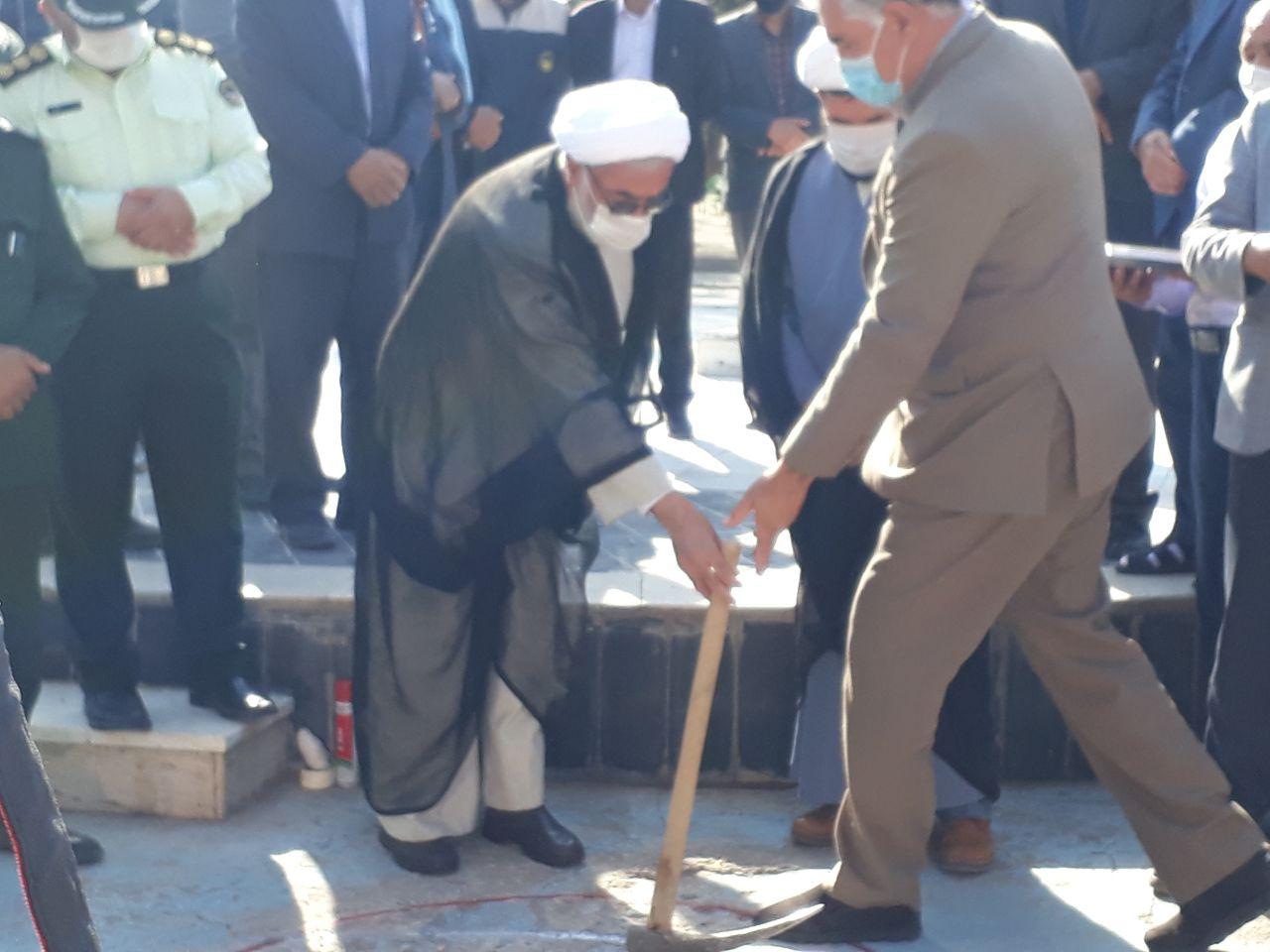 المان شهدای گمنام شهر رشتخوار کلنگ زنی شد