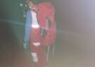 پایان عملیات ۱۰ ساعته نجات شهروند نیشابوری در ارتفاعات هفت غار به همت نجاتگران امدادکوهستان جمعیت هلال احمر نیشابور