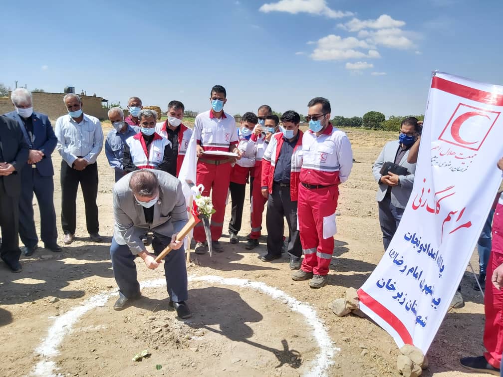 کلنگ بین شهری امام رضا (ع) زبرخان همزمان با هفته دولت بر زمین نشست