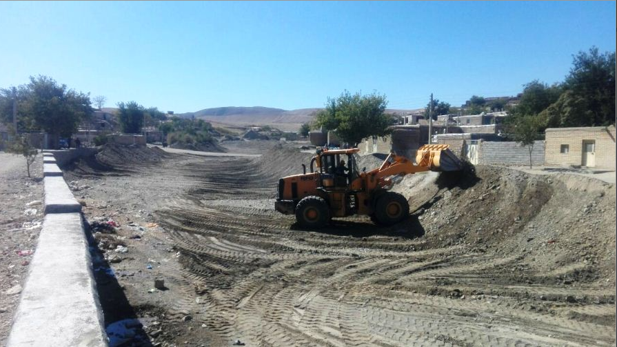 روستای یکهتوت صالحآباد در برابر سیل ایمن شد
