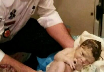 تولد نوزادان عجول نصرآبادی در آمبولانس