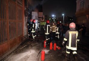 آتش سوزی مهیب تعویض روغن در شرق شهر مشهد