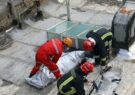 افسر نگهبان آتش نشانی مشهد: مرگ کارگر ساختمانی با سقوط بالابر رقم خورد! + گزارش تصویری