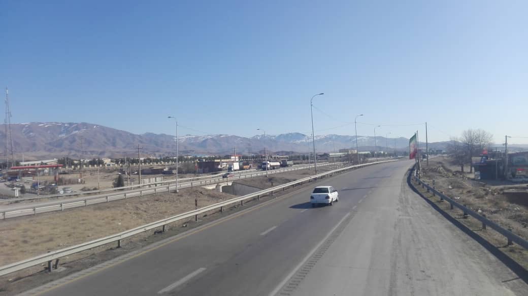 اتمام پروژه روشنایی شهر خرو در بزرگراه نیشابور- مشهد