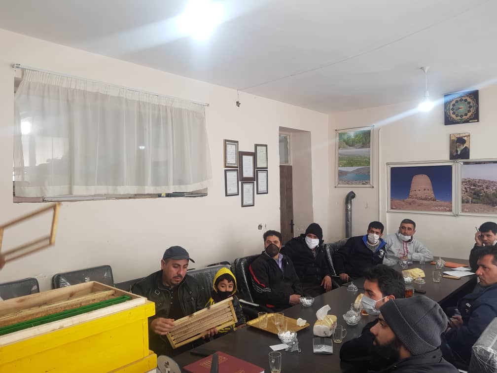 برگزاری کارگاه آموزشی زنبورداری در روستای اسجیل شهرستان چناران