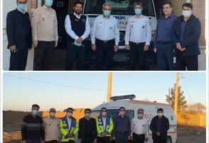 بازدید سرپرست مدیریت حوادث و فوریت‌های پزشکی دانشگاه علوم پزشکی مشهد از شهرستان رشتخوار