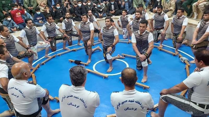 افتتاح زورخانه علیبن ابی طالب (ع) شفیع آباد بردسکن به دست پدر شهید رستگار