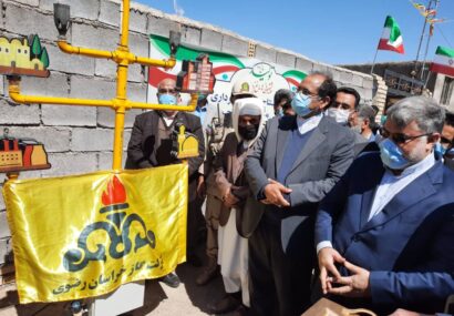 بهره‌برداری از پروژه گازرسانی به ۲۸ روستای محور بنی‌تاک و جنت‌آباد شهرستان صالح‌آباد
