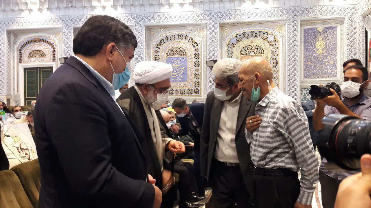 همایش جانبازان شمیایی کشور در حرم مطهر رضوی برگزار شد