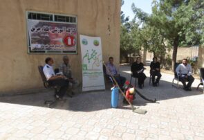 برگزاری کارگاه آموزشی اطفاء حریق در شهرستان باخرز