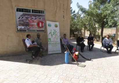 برگزاری کارگاه آموزشی اطفاء حریق در شهرستان باخرز