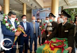 گزارش تصویری از مراسم استقبال از جواد فروغی قهرمان المپیک در مشهد