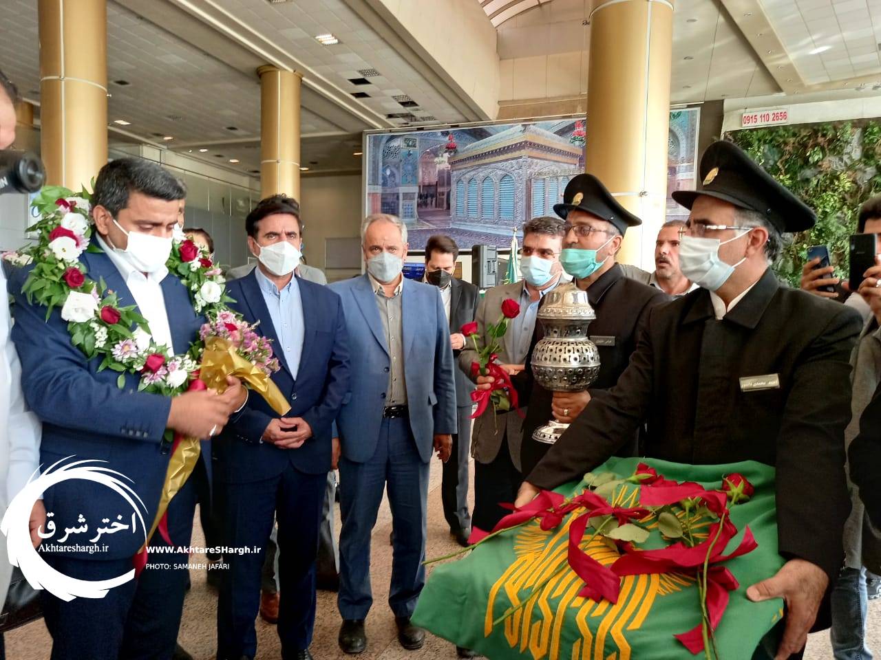 گزارش تصویری از مراسم استقبال از جواد فروغی قهرمان المپیک در مشهد