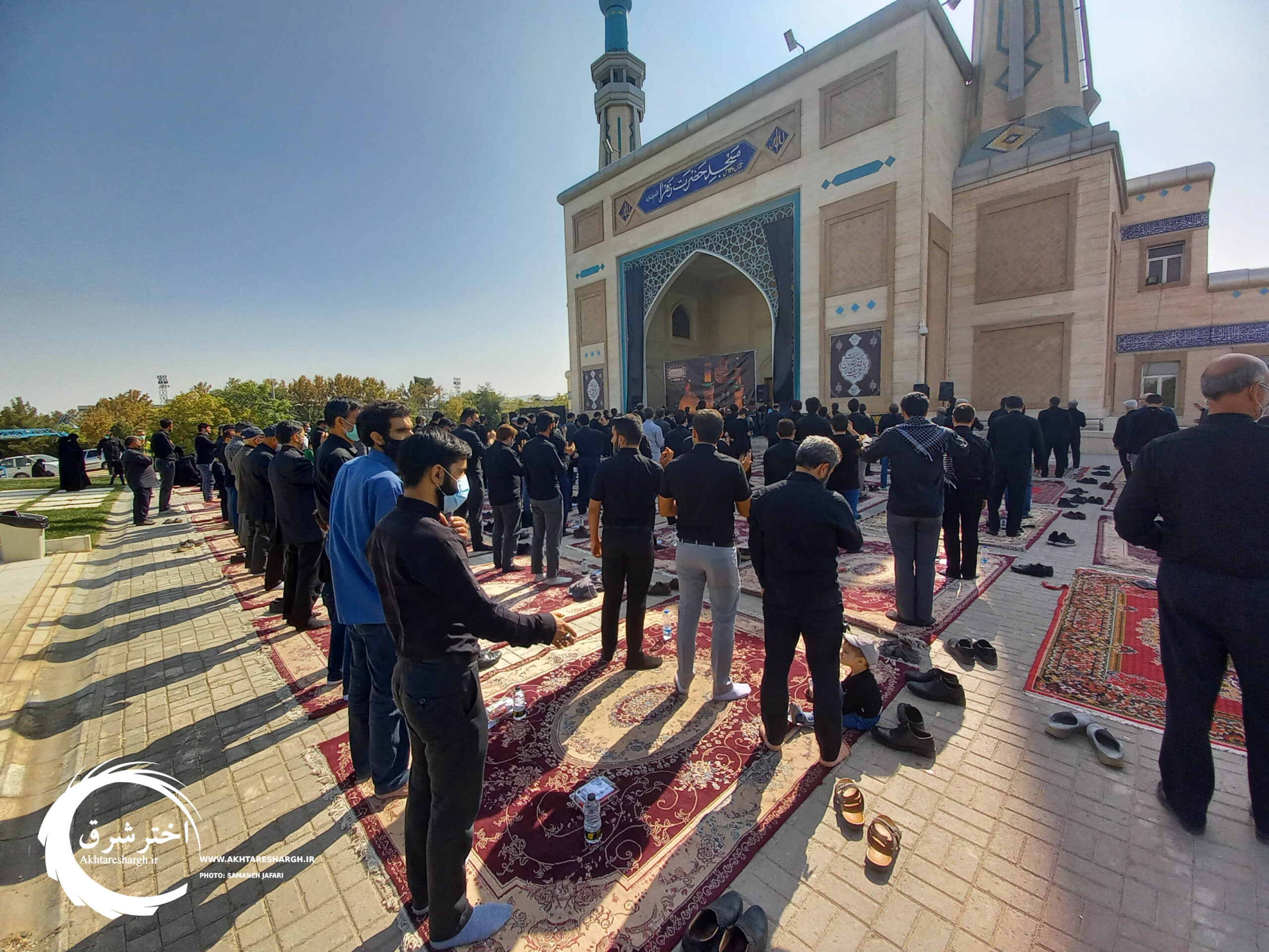 مراسم عزاداری اربعین امام حسین (ع) با قرائت زیارت اربعین در دانشگاه فردوسی مشهد برگزار شد