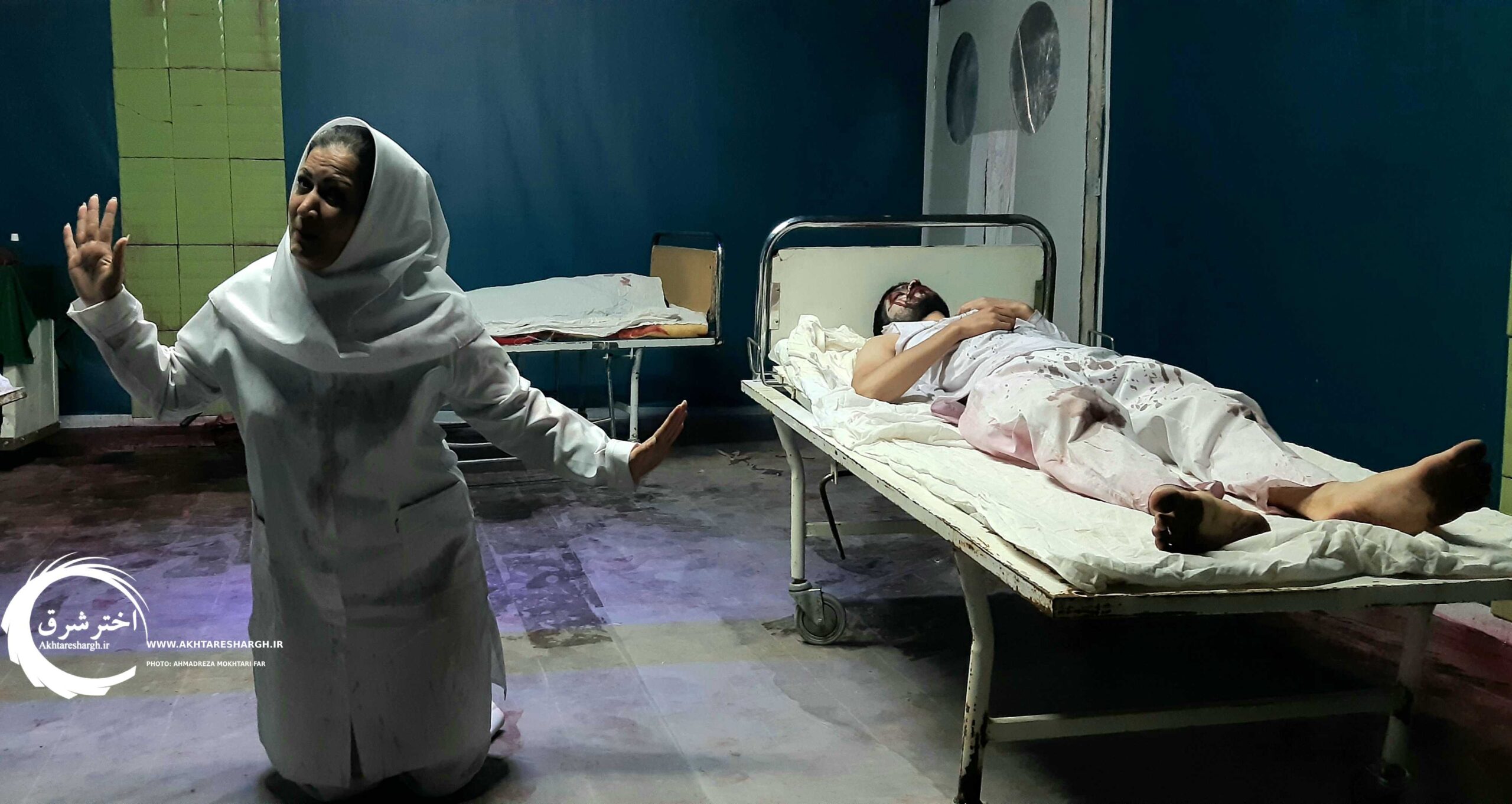 گزارش تصویری از تئاتر اتفاقی نادر در تربت حیدریه