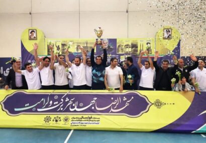 تیم فوتسال پیشکسوتان شهرداری مشهد قهرمان شد