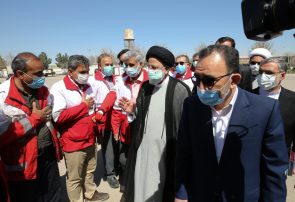 بازدید رئیس جمهور از پایگاه امداد و نجات هلال احمر مشهد