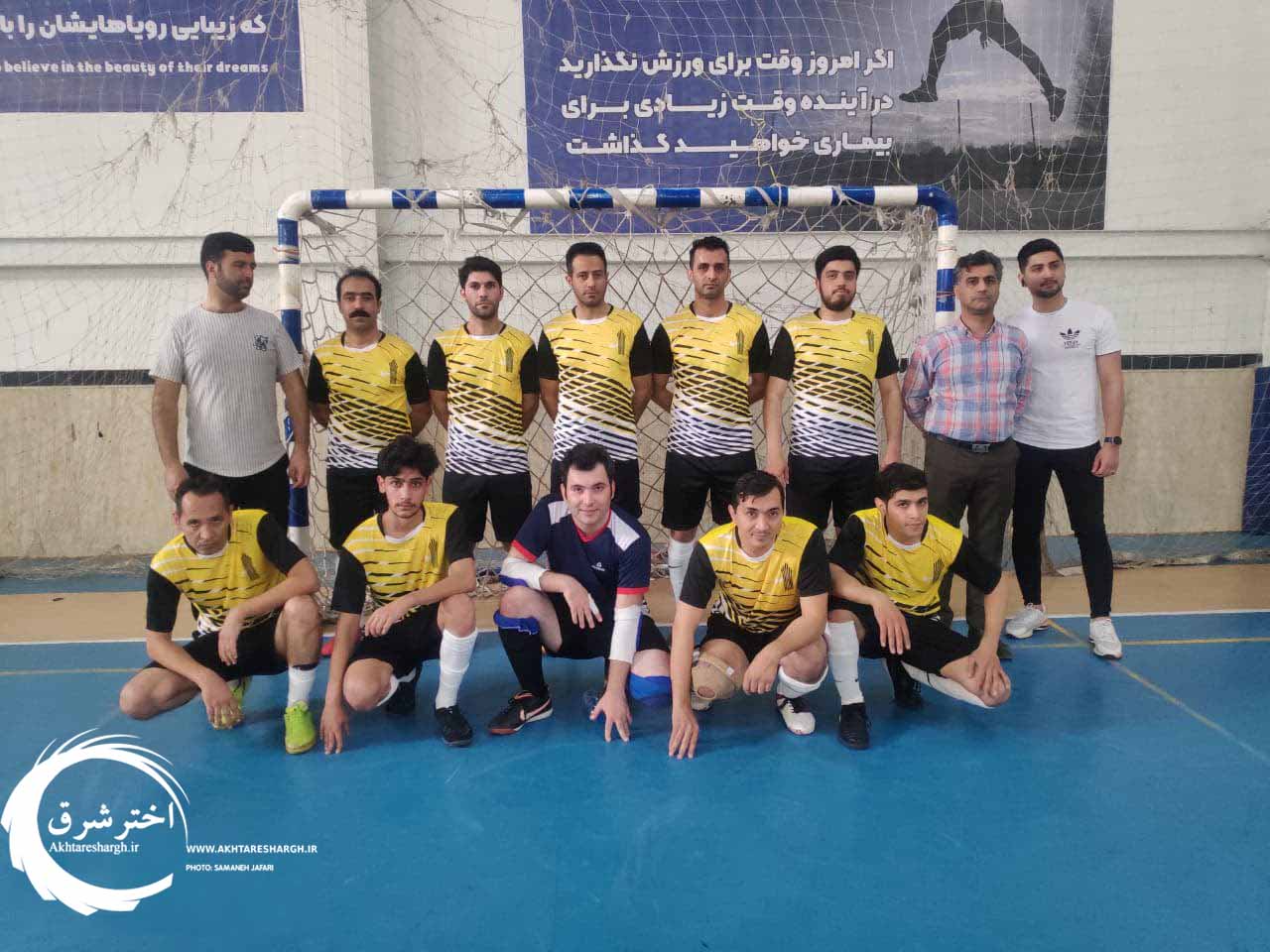 صعود تیم فوتسال خبرنگاران در بازی با جهاددانشگاهی خراسان