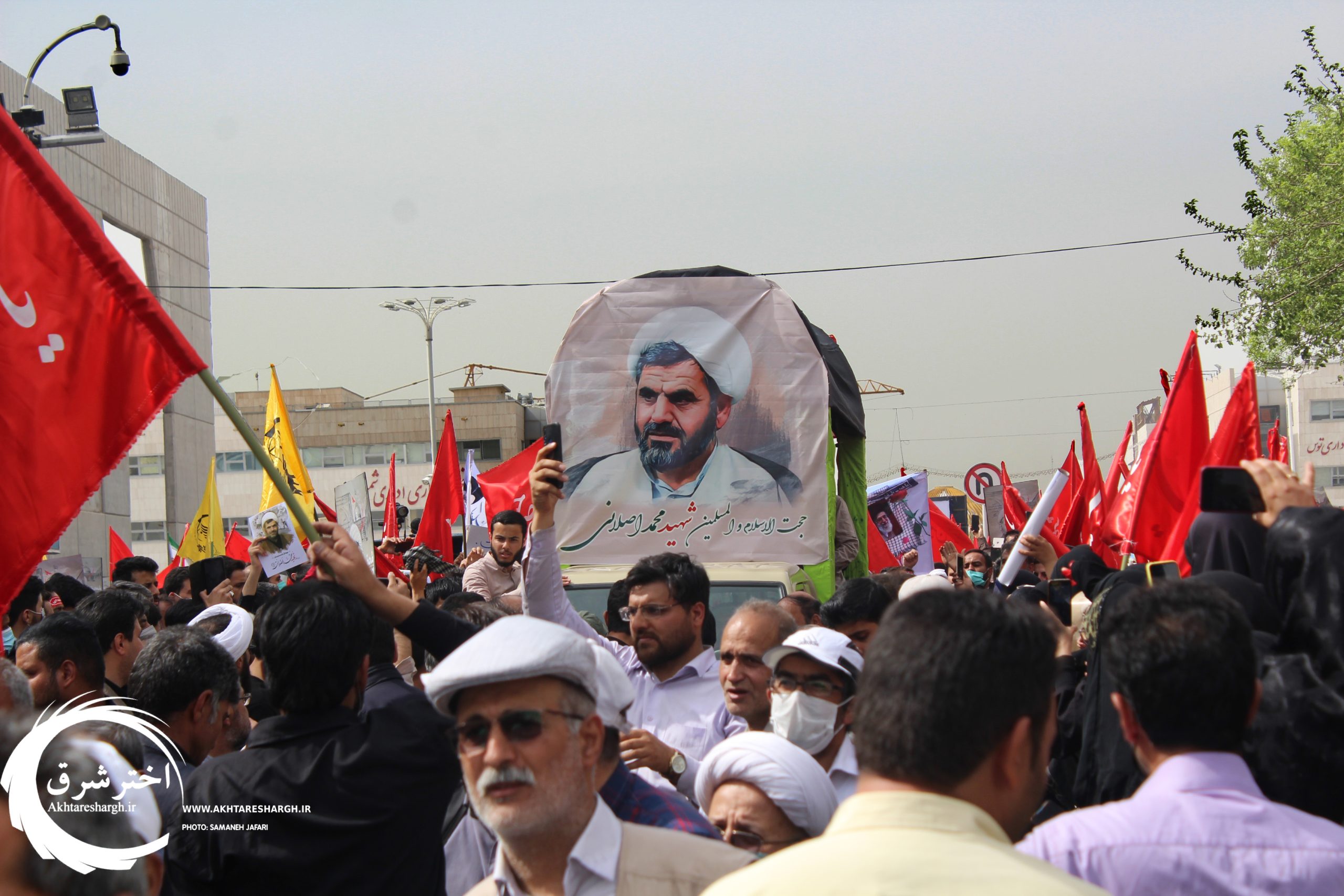 گزارش تصویری از مراسم وداع باپیکر شهیداصلانی