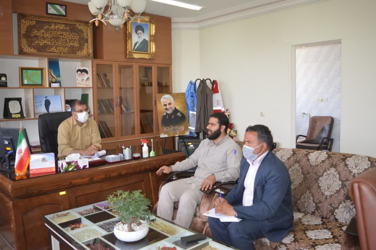 دیدار راهبر شمال و شرق کشور در نهضت اجتماعی جوانان با فرماندار رشتخوار
