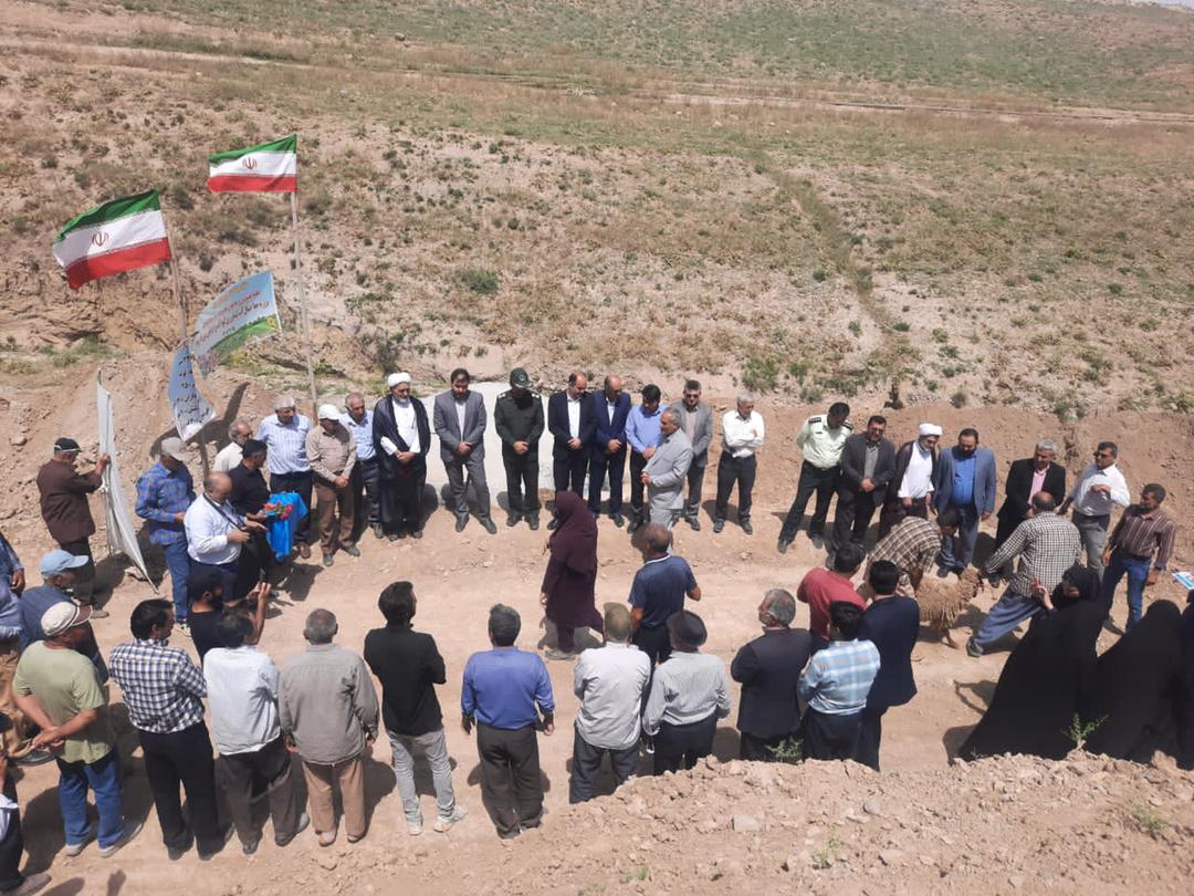 افتتاح پروژه انتقال آب با لوله کوهاب در شهرستان درگز ￼