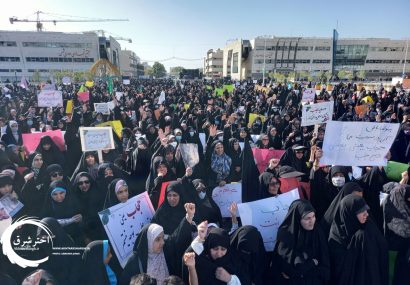 گزارش تصویری از گردهمایی مردمی حمایت از حجاب در مشهد