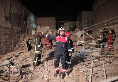 تخریب یک واحد مسکونی در پی انفجار توام با آوار در بولوار کوشش مشهد￼