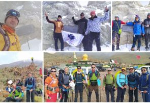صعود تیم کوهنوردی اورژانس ۱۱۵ نیشابور بر بام ایران￼