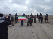 مسابقات اسب‌دوانی گرامیداشت دهه فجر؛ در روستای فیروزکوه تربت جام