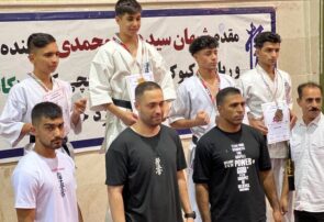نوجوان مشهدی در مسابقات کاراته خوش درخشید