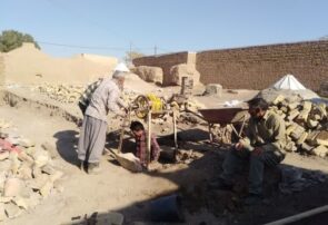کشف حمام تاریخی در روستای سنگان رشتخوار