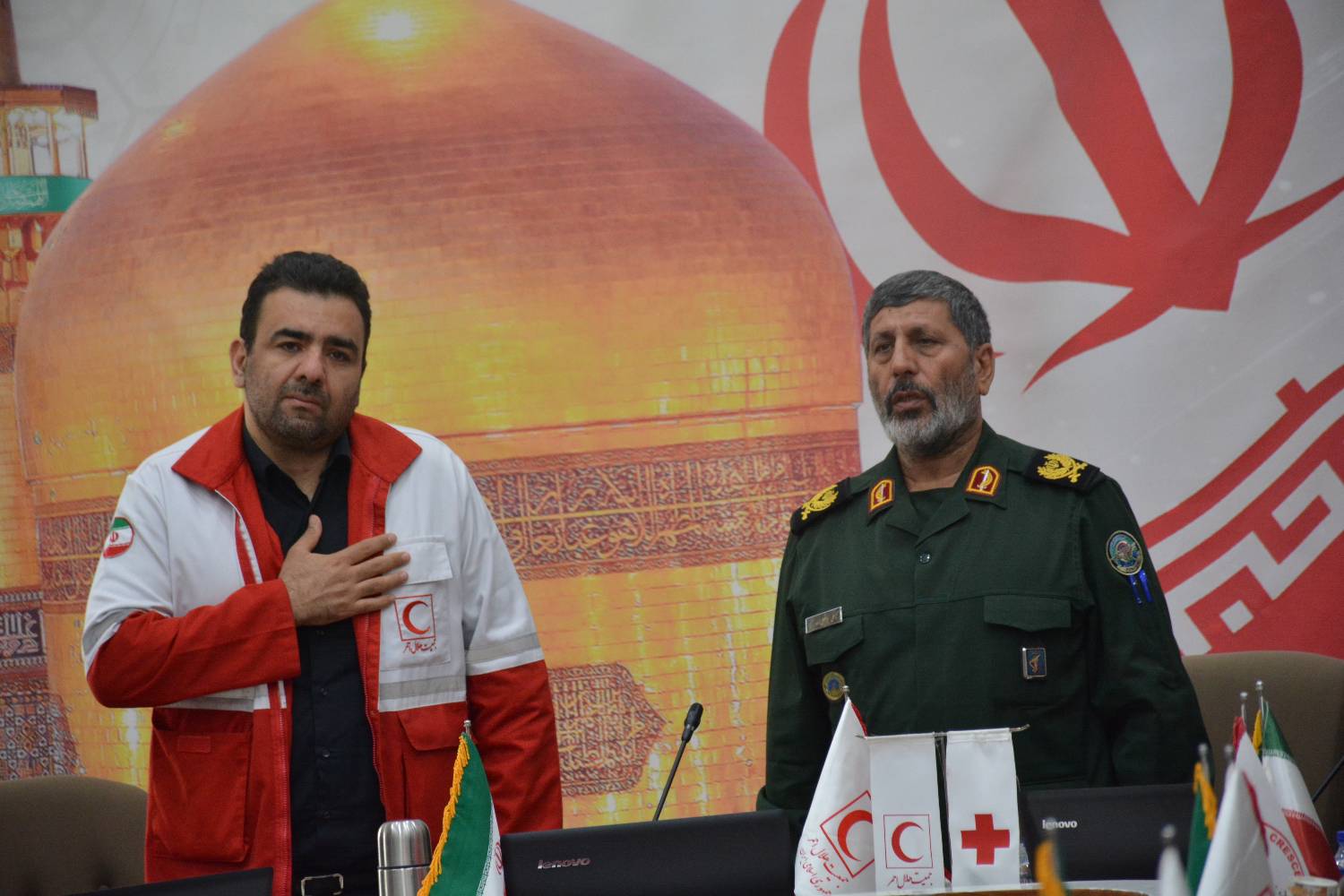 مراسم گرامیداشت شهدای شاخص هلال احمر و آغاز مراسم اجرایی نگارش زندگی نامه شهدای شاخص هلال احمر