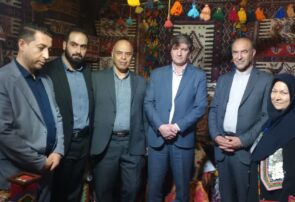 بازدید مسئولین کشوری، استانی و شهرستان از غرفه شرکت تعاونی صنایع‌دستی روناک قوچانی در نمایشگاه بین المللی مشهد