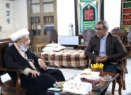 دیدار استاندار خراسان رضوی با آیت الله راشد یزدی در مشهد
