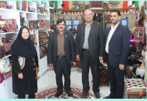 سرپرست اداره کل تعاون،کار و رفاه اجتماعی خراسان رضوی در سفر یکروزه خود به قوچان به همراه رئیس اداره این شهرستان با خانم محترم محمد ابراهیمی مدیر عامل شرکت تعاونی روناک قوچانی و از فعالان برتر مشاغل خانگی استان دیدار و از مجموعه ارزشمند خدمات و محصولات صنایع دستی این تعاونی بازدید کرد