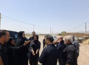 فرماندار مه‌ولات از وضعیت روستای شمس‌آباد بازدید و مشکلات زیربنایی آن را پیگیری کرد