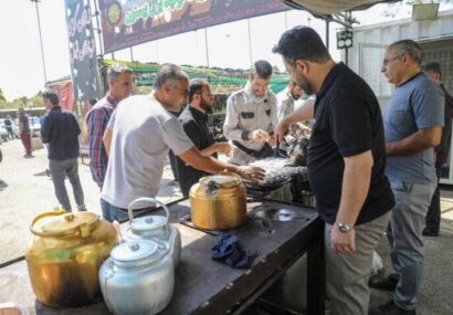 برپایی ۵ موکب نیشابور در مسیر پیاده‌روی اربعین