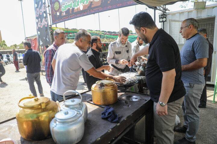 برپایی ۵ موکب نیشابور در مسیر پیاده‌روی اربعین